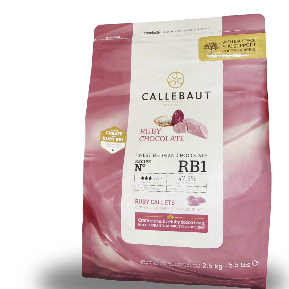 купить Шоколад рубиновый Ruby Callebaut CHR-R35RB1-E4-U70 4*2,5кг 