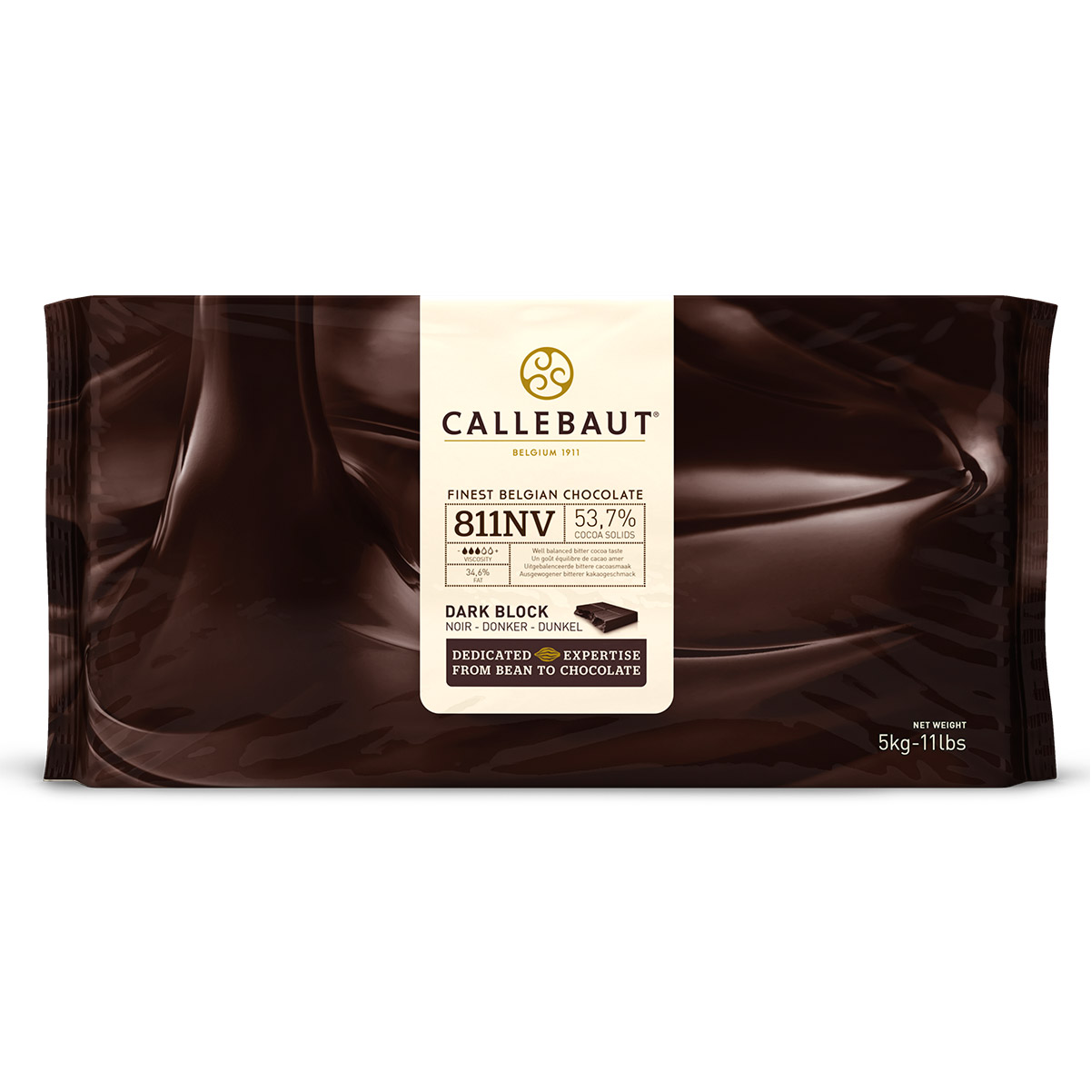 купить Шоколад темный Callebaut 54,5%  811NV-132 5кг