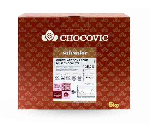 купить Шоколад молочный Chocovic Salvador 35% CHM-T1CHVC-94B 3*5кг