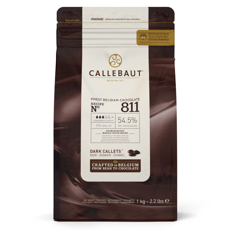 купить Шоколад темный Callebaut 54,8% 811-2B-U73 6*1кг