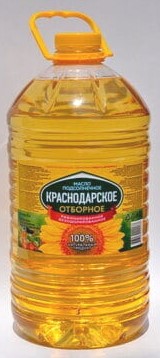 Масло подсолнечное краснодарское