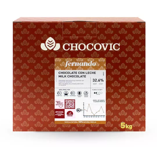 купить Шоколад молочный Chocovic Fernando 32,6% CHM-T19CHVC-94B 3штх5кг