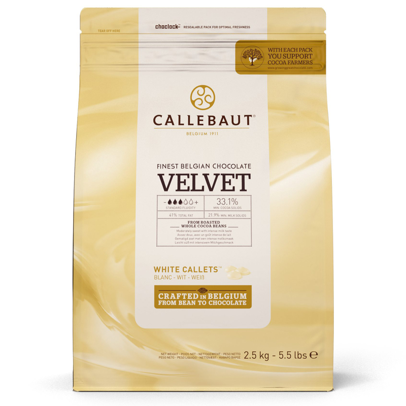 купить Шоколад белый Velvet Callebaut 33% W3-RT-U71 8*2,5кг
