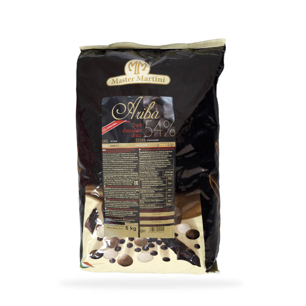 купить Шоколад темный "Ariba Dischi Fondente" 54% (32/34) 5кг