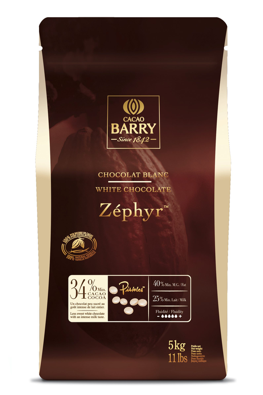 купить Шоколад белый Zephyr 34% Cacao Barry CHW-N34ZEPH-2B-U77 4*5кг
