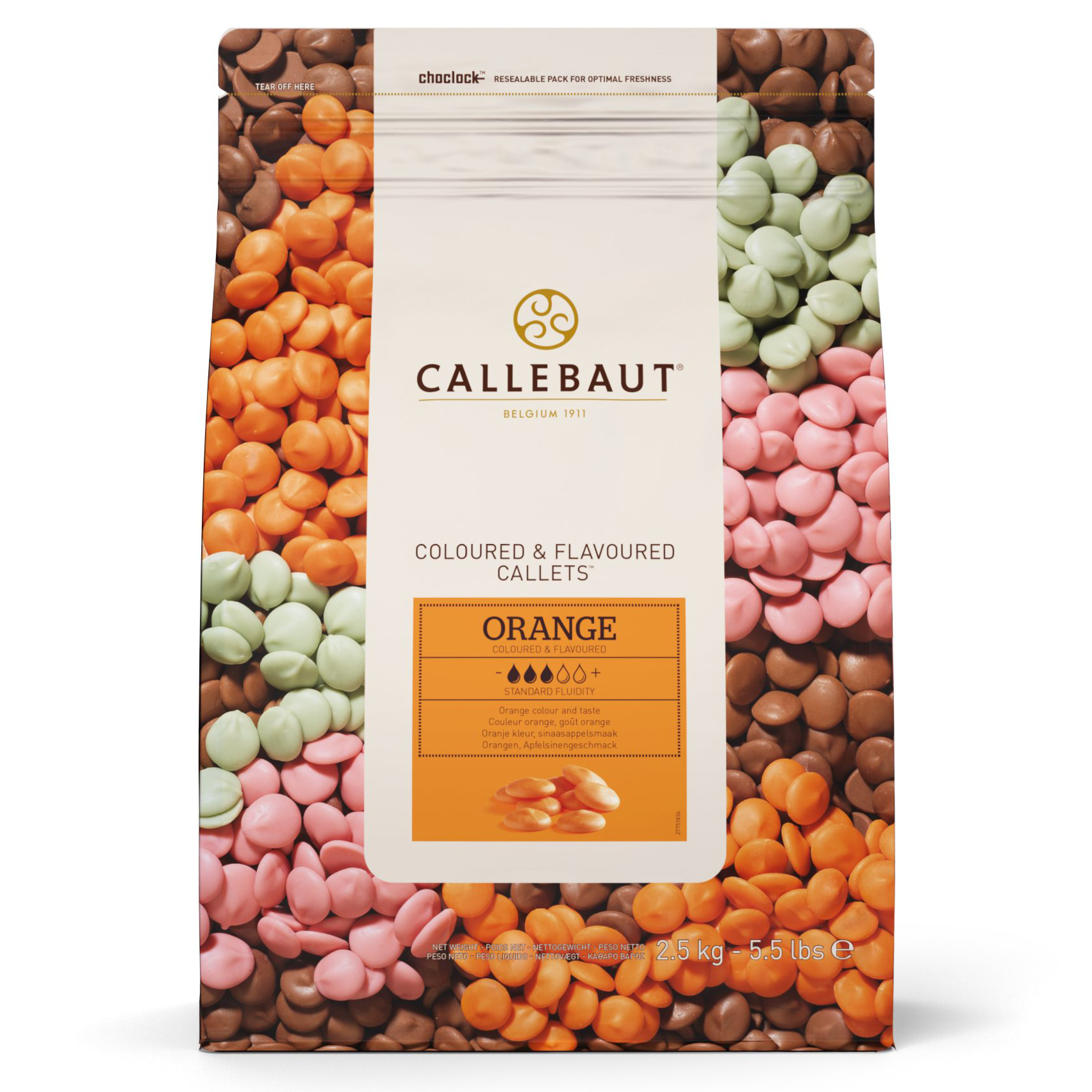 купить Шоколад цветной оранжевый Callebaut ORANGE-RT-U70 (В)