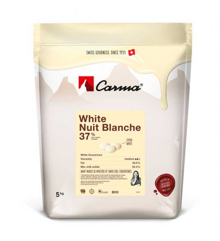 купить Шоколад белый в монетах Carma White Nuit Blanche 37% CHW-N153NUBLE6-Z72, 2шт* 5кг