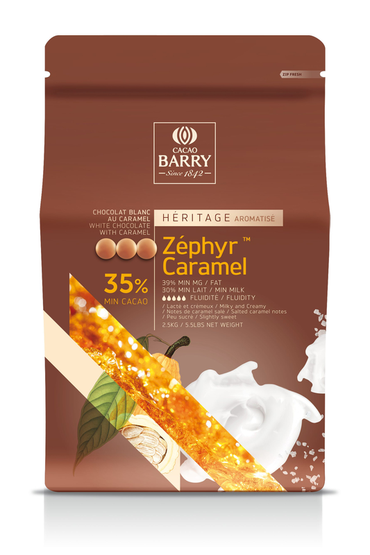 купить Шоколад белый Zephyr Caramel 35% Cacao Barry CHK-N35ZECA-2B-U75 2,5кг