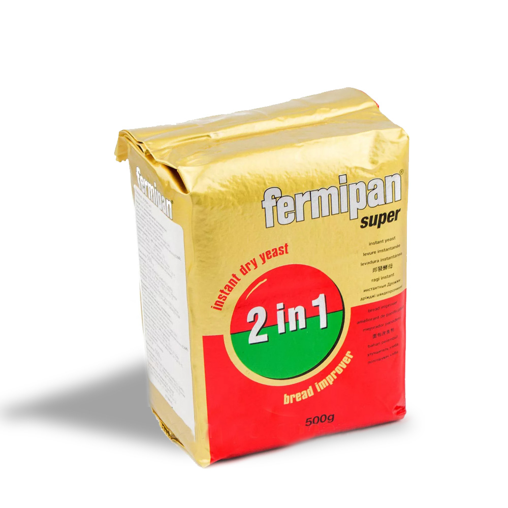 купите Дрожжи инстантные Фермипан супер 2 в 1 Fermipan Super 0,5 кг  дрожжи в магазине Домашний Пекарь, Пекарь&Кондитер